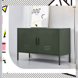 Magnus Metal Buffet Sideboard Cabinet - Green