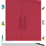 Magnus Metal Buffet Sideboard Cabinet - Pink