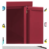 Magnus Metal Buffet Sideboard Cabinet - Pink