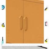 Magnus Metal Buffet Sideboard Cabinet - Yellow