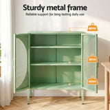 Cipher Metal Buffet Sideboard Cabinet - Green