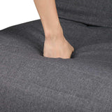 Maribel Rocking Armchair Footrest Nursing - Charcoal