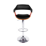 110cm Chalcis Wooden Bar Stool - Black