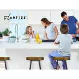 Set of 4 Reggio Tractor Seat Bar Stools - Wood