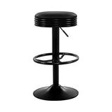 Set of 2 Kozani Bar Stools Kitchen Stool Barstool - Black