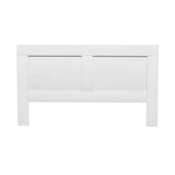Bed Head With Shelves Headboard Bedhead Base - White King