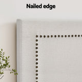 Bed Head Headboard Fabric - Beige Queen