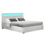 Mars Bed & Mattress Package with 22cm Mattress - White Double