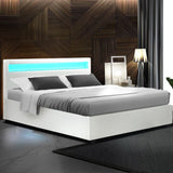 Mars Bed & Mattress Package with 34cm Mattress - White Queen