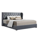 Onyx Bed & Mattress Package - Grey King