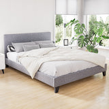 Chert 27cm Bed & Mattress Package - Grey Queen
