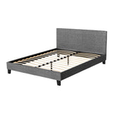 Trenton Grey Bed Frame Fabric - Queen