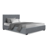 Ruby Bed & Mattress Package with 22cm Mattress - Grey King Single