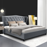 Diamond Bed & Mattress Package - Grey King