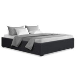 Magnese 34cm Bed & Mattress Package - Charcoal Queen