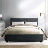 Emerald Bed & Mattress Package - Charcoal Double