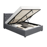 Emerald Bed & Mattress Package - Grey Double
