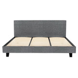 Amalfi Fabric Bed Frame - Grey King
