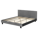 Amalfi Fabric Bed Frame - Grey King