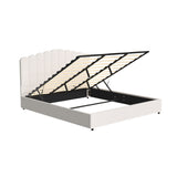 Fiona Bed Frame Bouclé - Beige King