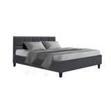 Jadeite Bed & Mattress Package - Charcoal Queen