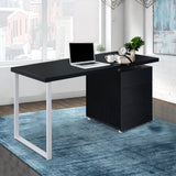 Artiss Computer Desk Drawer Black 140cm