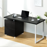 Artiss Computer Desk Drawer Black 140cm