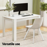 5-Piece Nello White Dining Table & Chair Set Rectangle