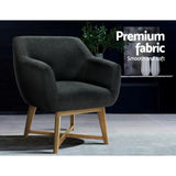 Aston Tub Chair Armchair - Charcoal