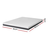 Eira 15cm Memory Foam Mattress Cool Gel Non Spring Comfort - Single
