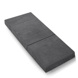 Penelope 12cm Folding Foam Portable Mattress Grey - Single
