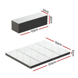 Andrew 12cm Foldable Mattress Folding Foam Bamboo - Queen