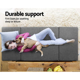 Andrew 12cm Folding Mattress Camping Foldable Portable Mattress Floor Bed - Single