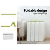 Andrew 12cm Foldable Mattress 4-FOLD Folding Bed Mat Camping Single Green - Single