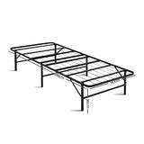Garnet Bed & Mattress Package with 34cm Mattress - Black Single