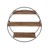 Artiss Floating Wall Shelf Round 3-Tier