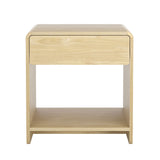 Winnipeg Wooden Bedside Table - Pine