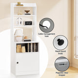 Estevan Wooden Bedside Table - White