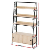 Artiss Bookshelf 5 Tier Cube Cabinet Mira Oak