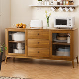 Stephen Buffet Sideboard Glass Doors - Oak
