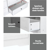Artiss 6 Chest of Drawers - White