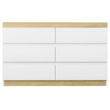 Artiss 6 Chest of Drawers Cabinet Dresser Table Tallboy Storage Bedroom White