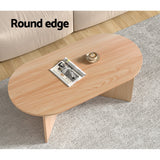 Ismenias Coffee Table 110cm Oval - Pine