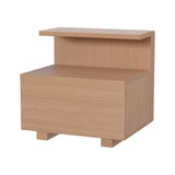 Manitoba Wooden Bedside Table with 1 Drawer - Pine