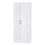 2 Door Buffet Sideboard Cupboard Cabinet Pantry - White