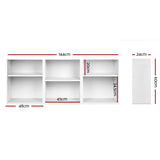 Artiss Bookshelf Set of 3 - Vena White