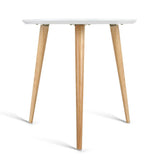 Coffee Table Round Side End Tables Bedside Furniture Wooden Scandinavian