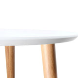 Coffee Table Round Side End Tables Bedside Furniture Wooden Scandinavian