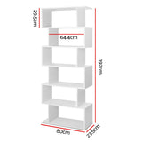 Artiss Bookshelf 6 Tiers - Riva White