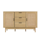 Rowan Rattan Buffet Sideboard - Oak